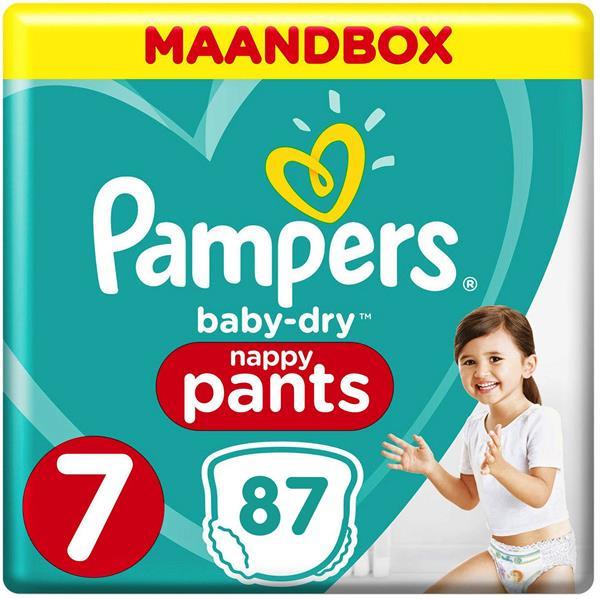 Grote foto pampers baby dry pants maat 7 maandbox 87 luierbroekje kinderen en baby dekens en slaapzakjes