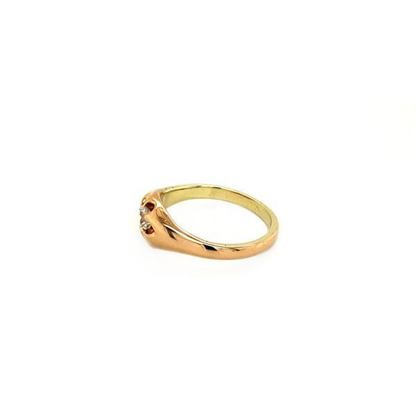 Grote foto gouden pinkring met diamant 14 krt 947.5 sieraden tassen en uiterlijk ringen voor haar