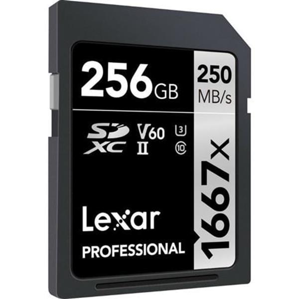 Grote foto lexar sdxc professional 256gb 1667x uhs ii audio tv en foto onderdelen en accessoires