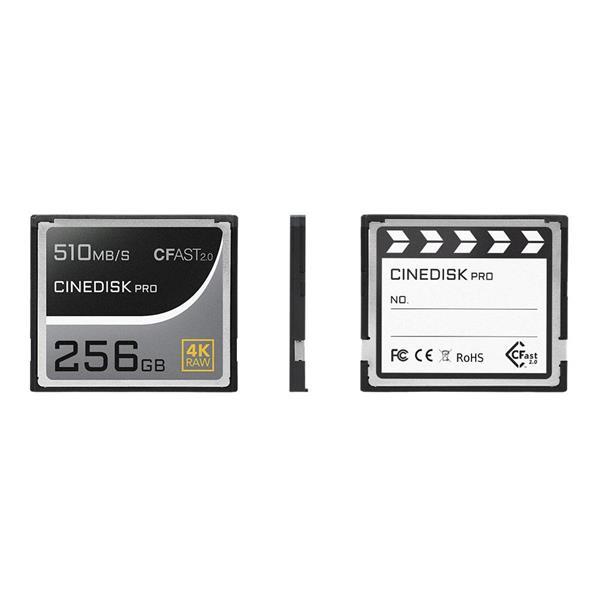 Grote foto cinediskpro cfast 2.0 memory card 4k raw 256gb audio tv en foto onderdelen en accessoires
