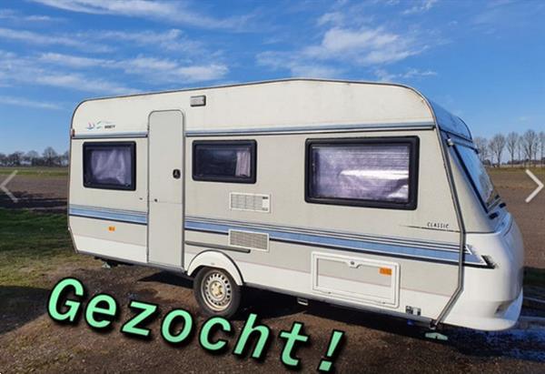 Grote foto gezocht caravans van 3.50 mtr. t m 5.00 mtr. caravans en kamperen caravans