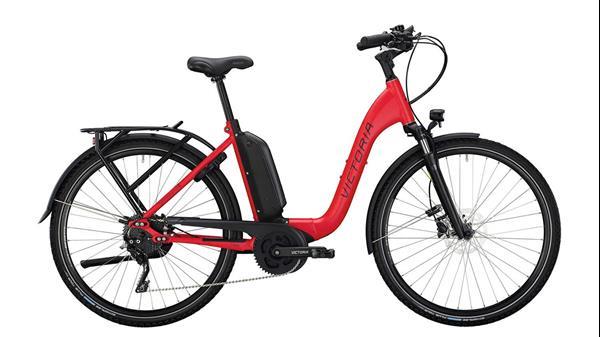 Grote foto victoria emanufaktur 10.8 e bike uni traffic mat rood zwart fietsen en brommers elektrische fietsen