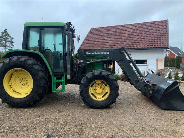 Grote foto john deere 6400 tractor voorlader agrarisch tractoren