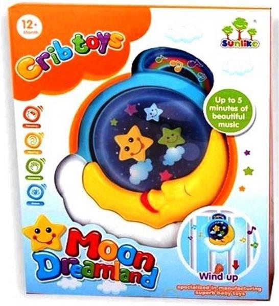 Grote foto baby muziekdoos dreamland moon kinderen en baby babyspeelgoed