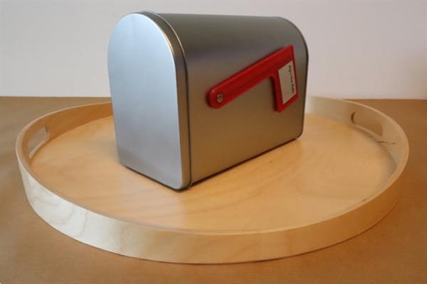 Grote foto baby eerste mailbox groen kinderen en baby kraamcadeaus en geboorteborden