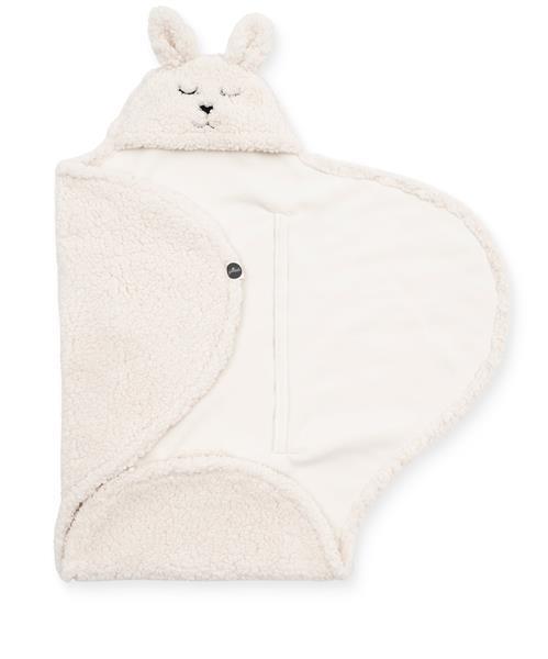 Grote foto wikkeldeken bunny wit kinderen en baby kraamcadeaus en geboorteborden