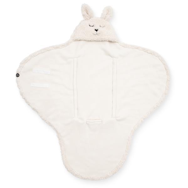 Grote foto wikkeldeken bunny wit kinderen en baby kraamcadeaus en geboorteborden
