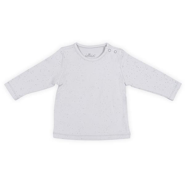 Grote foto shirt lange mouw 62 68 mini dots soft grey kinderen en baby overige