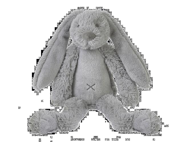 Grote foto tiny grey rabbit richie kinderen en baby knuffels en pluche