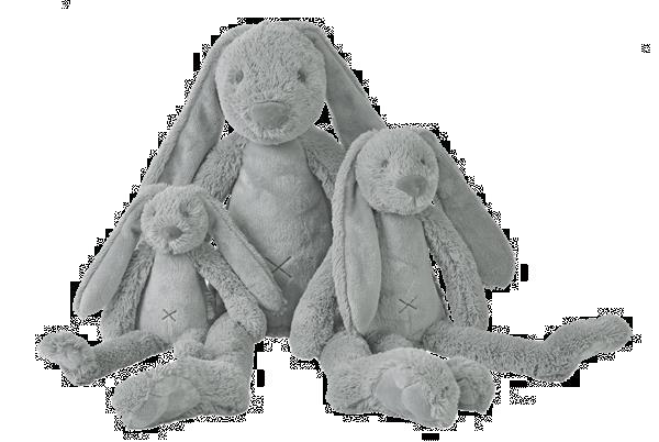 Grote foto tiny grey rabbit richie kinderen en baby knuffels en pluche