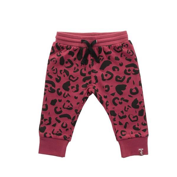 Grote foto broekje 50 56 leopard maroon red kinderen en baby overige