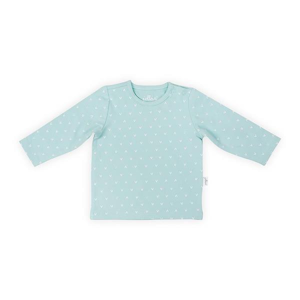 Grote foto shirt lange mouw 62 68 hearts soft green kinderen en baby overige