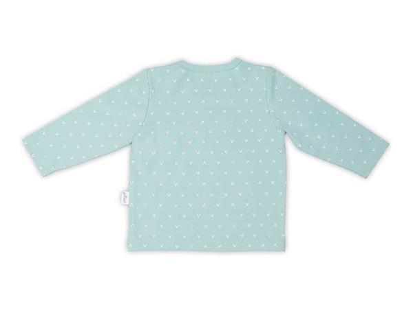 Grote foto shirt lange mouw 50 56 hearts soft green kinderen en baby overige