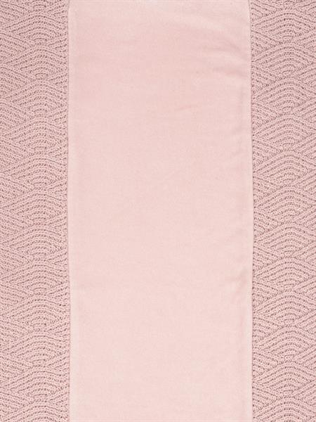 Grote foto aankleedkussenhoes 50 x 70 cm river knit pale pink kinderen en baby dekens en slaapzakjes