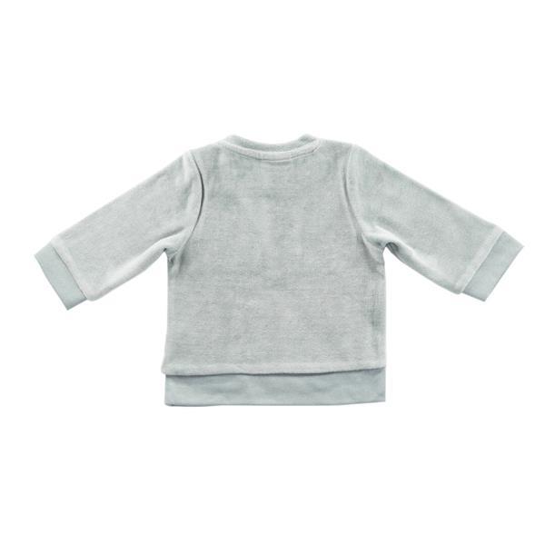 Grote foto truitje 74 80 velour grey kinderen en baby overige