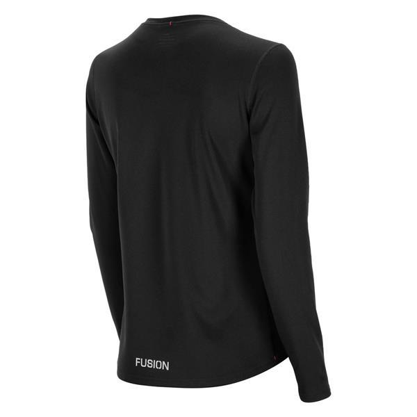 Grote foto fusion nova long sleeve black dames size s kleding dames sportkleding