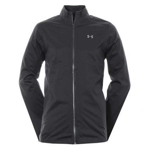 Grote foto under armour golf regenjas storm3 zwart kleding heren sportkleding