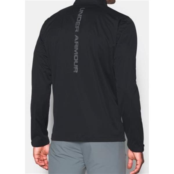 Grote foto under armour golf regenjas storm3 zwart kleding heren sportkleding