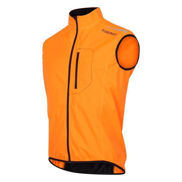 Grote foto fusion s1 run vest orange dames size small kleding dames sportkleding