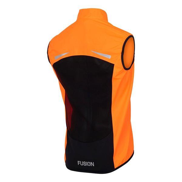 Grote foto fusion s1 run vest orange dames size small kleding dames sportkleding