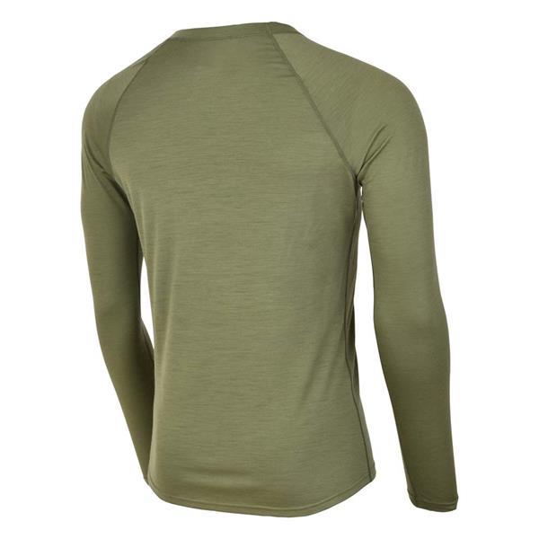 Grote foto fusion c3 merino thermo long sleeve green heren size kleding heren sportkleding