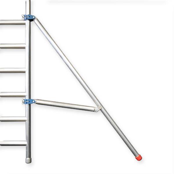 Grote foto rolsteiger standaard 135x305 10 2m werkhoogte dubbele voorlo doe het zelf en verbouw ladders en trappen