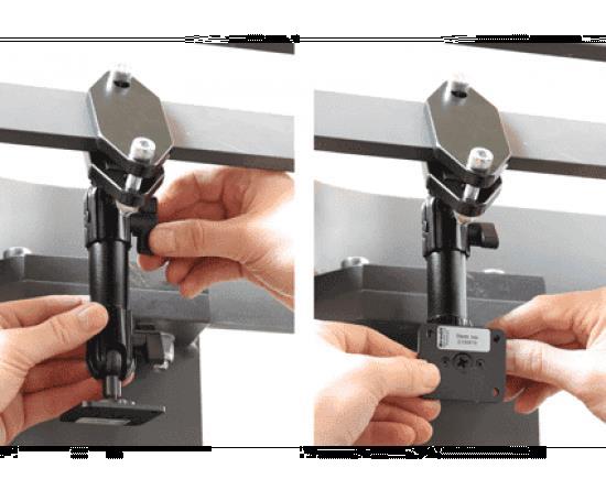 Grote foto brodit pedestal mount for forklift 172mm 72mm telecommunicatie carkits en houders