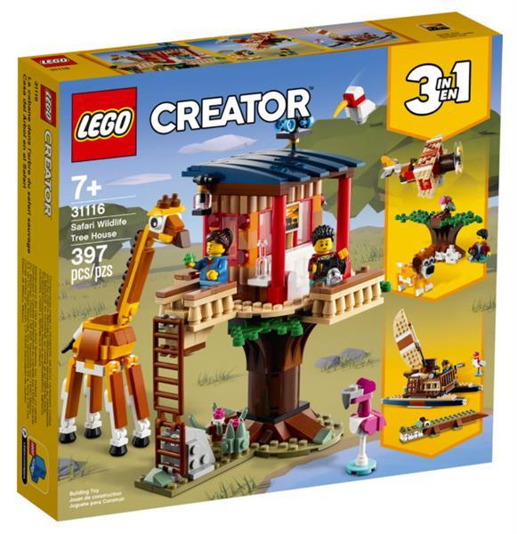 Grote foto lego creator 31116 safari wilde dieren boomhuis kinderen en baby duplo en lego