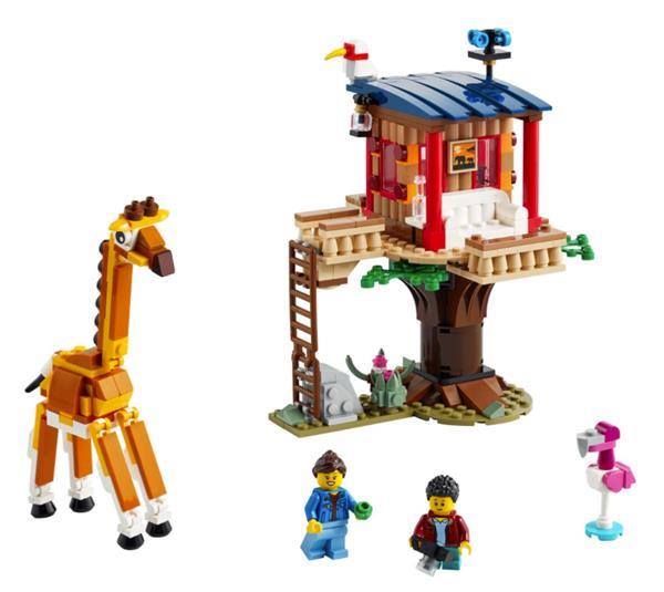 Grote foto lego creator 31116 safari wilde dieren boomhuis kinderen en baby duplo en lego