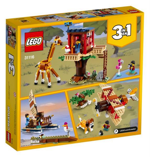 Grote foto lego creator 31116 safari wilde dieren boomhuis kinderen en baby duplo en lego