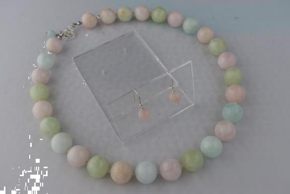 Grote foto morganiet en beryl ketting oorhanger set sieraden tassen en uiterlijk kettingen
