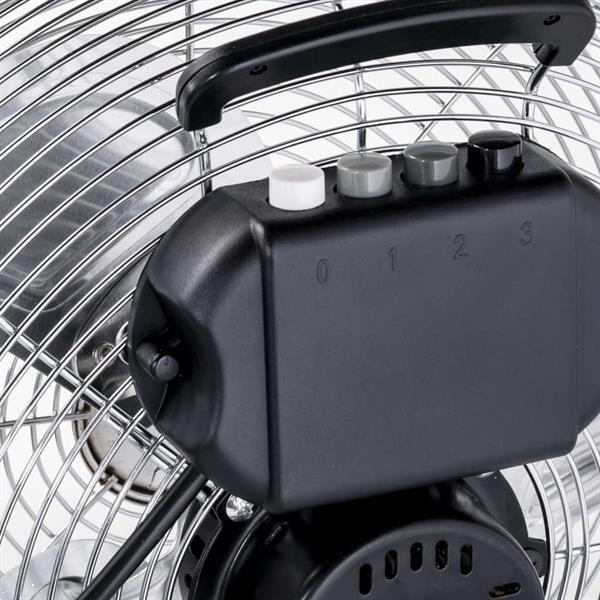 Grote foto bestron turboventilator dfa30ch 35 cm chroomkleurig witgoed en apparatuur ventilatoren en airco