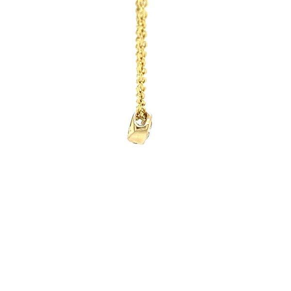 Grote foto collier 14 karaat geelgoud met 0.10 ct. diamant sieraden tassen en uiterlijk bedels en hangers