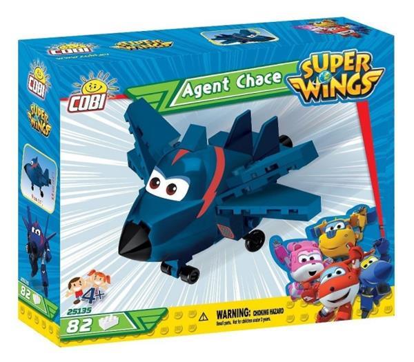 Grote foto super wings bouwpakket agent chase 82 delig 25135 kinderen en baby duplo en lego