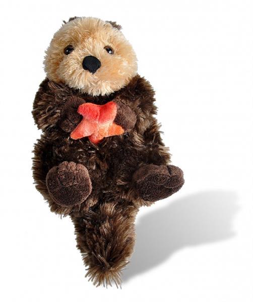 Grote foto knuffel cuddlekins smilodon 20 cm pluche bruin kinderen en baby knuffels en pluche