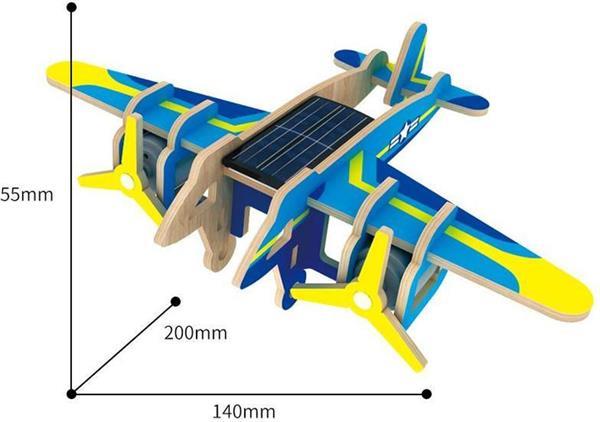 Grote foto 3d modelbouw bomber p330s 14 x 20 cm blauw 13 delig verzamelen overige verzamelingen