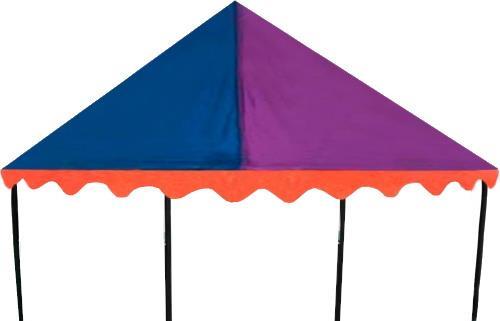 Grote foto trampoline tent canopy circus 1 83 x 2 74 meter kinderen en baby los speelgoed