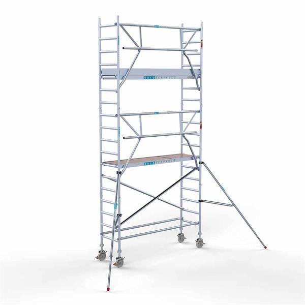 Grote foto rolsteiger standaard 75x250 6 2m werkhoogte enkele voorloopl doe het zelf en verbouw ladders en trappen