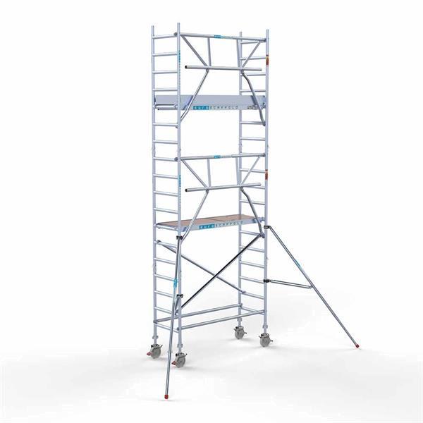 Grote foto rolsteiger standaard 75x190 6 2m werkhoogte enkele voorloopl doe het zelf en verbouw ladders en trappen