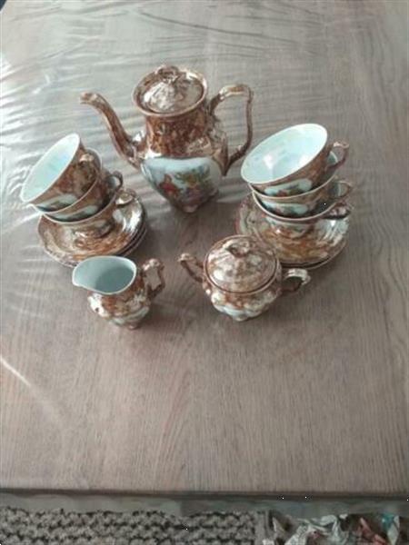Grote foto koffieservies met parelmoer huis en inrichting servies