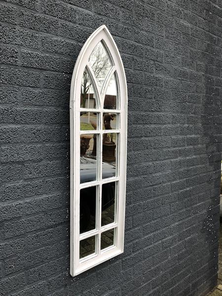 Grote foto kerkspiegel spiegel als kerkraam tuinspiegel huis en inrichting spiegels