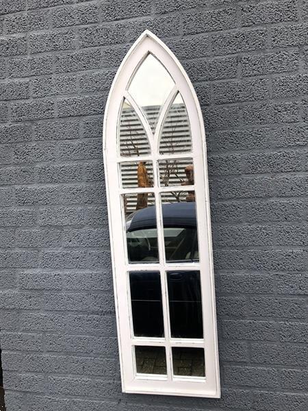 Grote foto kerkspiegel spiegel als kerkraam tuinspiegel huis en inrichting spiegels