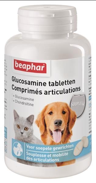 Grote foto beaphar glucosamine tabletten 60 tabl dieren en toebehoren toebehoren
