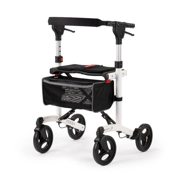 Grote foto rollator trollimaster ra60 zithoogte 60 cm donkergrijs diversen rolstoelen
