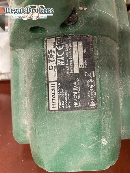 Grote foto hitachi c7ss handcirkelzaagmachine doe het zelf en verbouw gereedschappen en machines