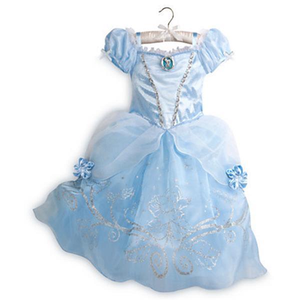 Grote foto prinsessen jurk princess blauw kids kleding dames jurken en rokken
