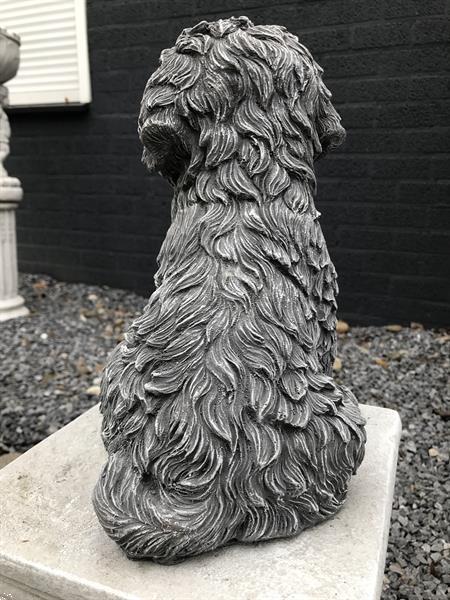 Grote foto beeld van een shihtzu gaaf honden figuur tuin en terras tuinbeelden en tuinkabouters