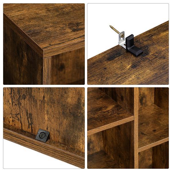 Grote foto industri le boekenkast in vintage design met 5 vakken huis en inrichting overige