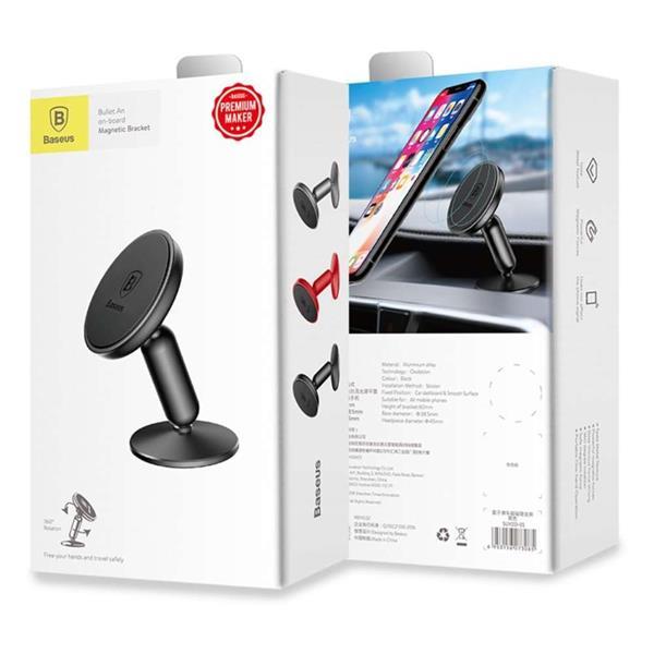 Grote foto baseus strong magnetic dashboard mount 360 degree rotation telecommunicatie opladers en autoladers