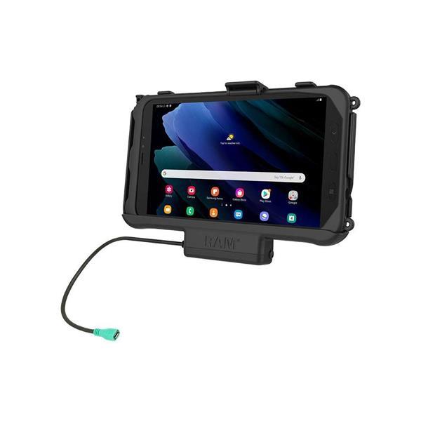 Grote foto ram ez rollr powered cradle for samsung tab active3 and tab telecommunicatie opladers en autoladers